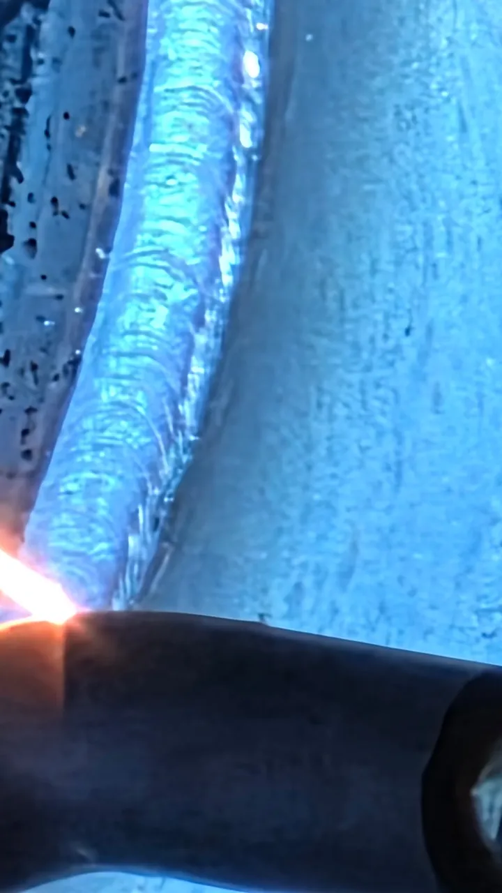 On-site line boring with sparks